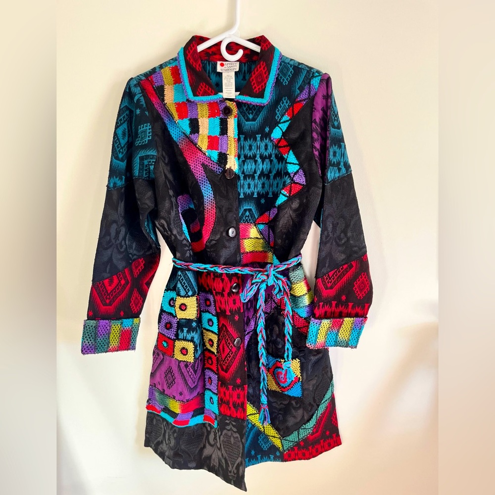 Vintage Sandy Starkman patchwork duster